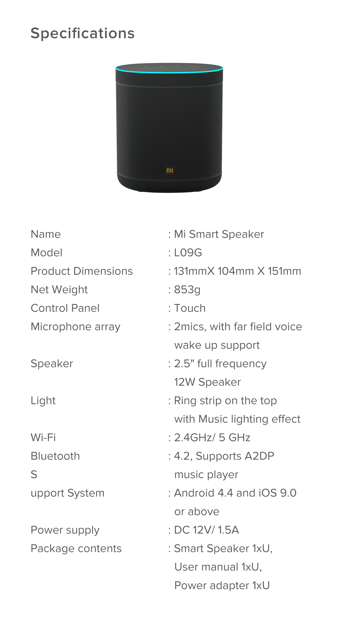 mi wifi speaker