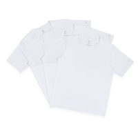 Mi Organic Solid T-Shirt White (Pack of 3)