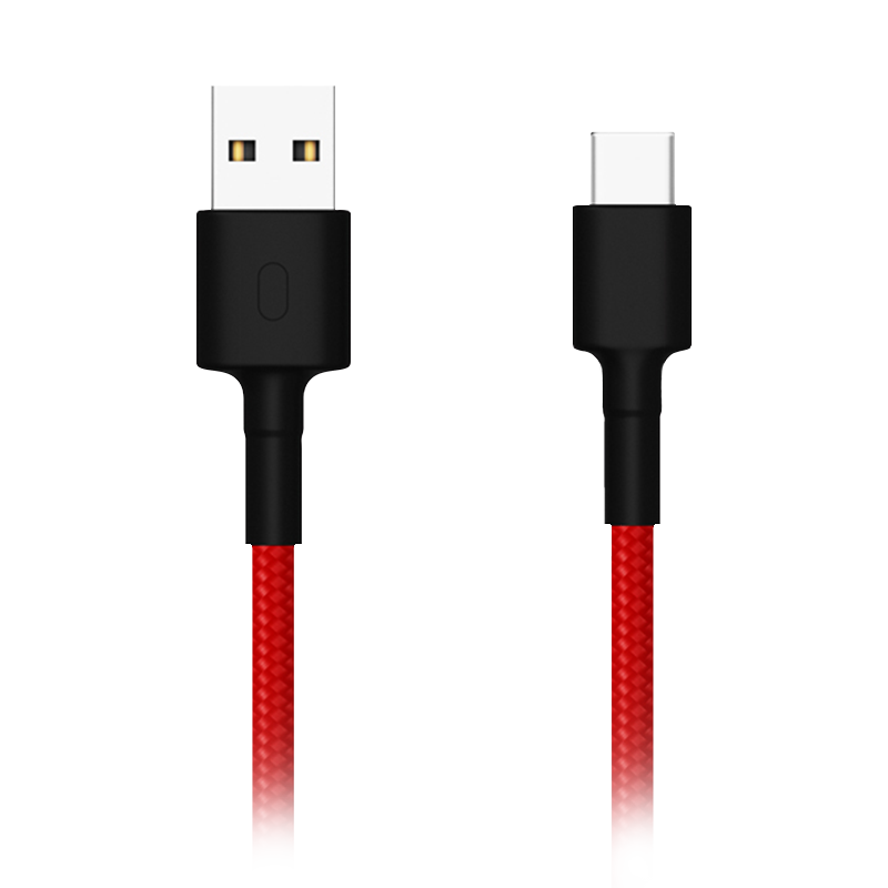 Mi Braided USB Type-C Cable 100cm Rojo Standard