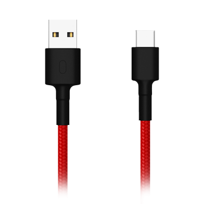 Mi Braided USB Type-C Cable 100cm Rojo Standard