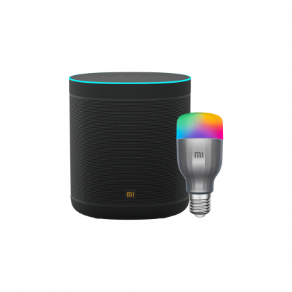 Mi Smart Speaker and LED Bulb Combo Pack