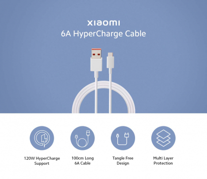 Xiaomi 6A HyperCharge Cable