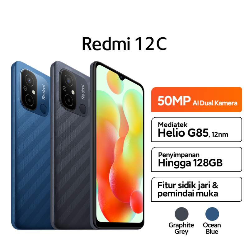 Móvil - XIAOMI Redmi 12C, Verde, 64 GB, 3 GB RAM, 6,71 , HD+ Dot Drop  display, MediaTek Helio G85, 5000 mAh, Android