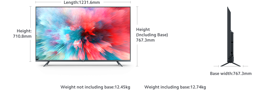 Размеры телевизоров xiaomi. Телевизор led 55" Xiaomi mi TV 4s 55. Xiaomi mi телевизор 55 габариты. Телевизор Xiaomi 4s 55 дюймов габариты коробки. Телевизор led Xiaomi mi TV p1 55.