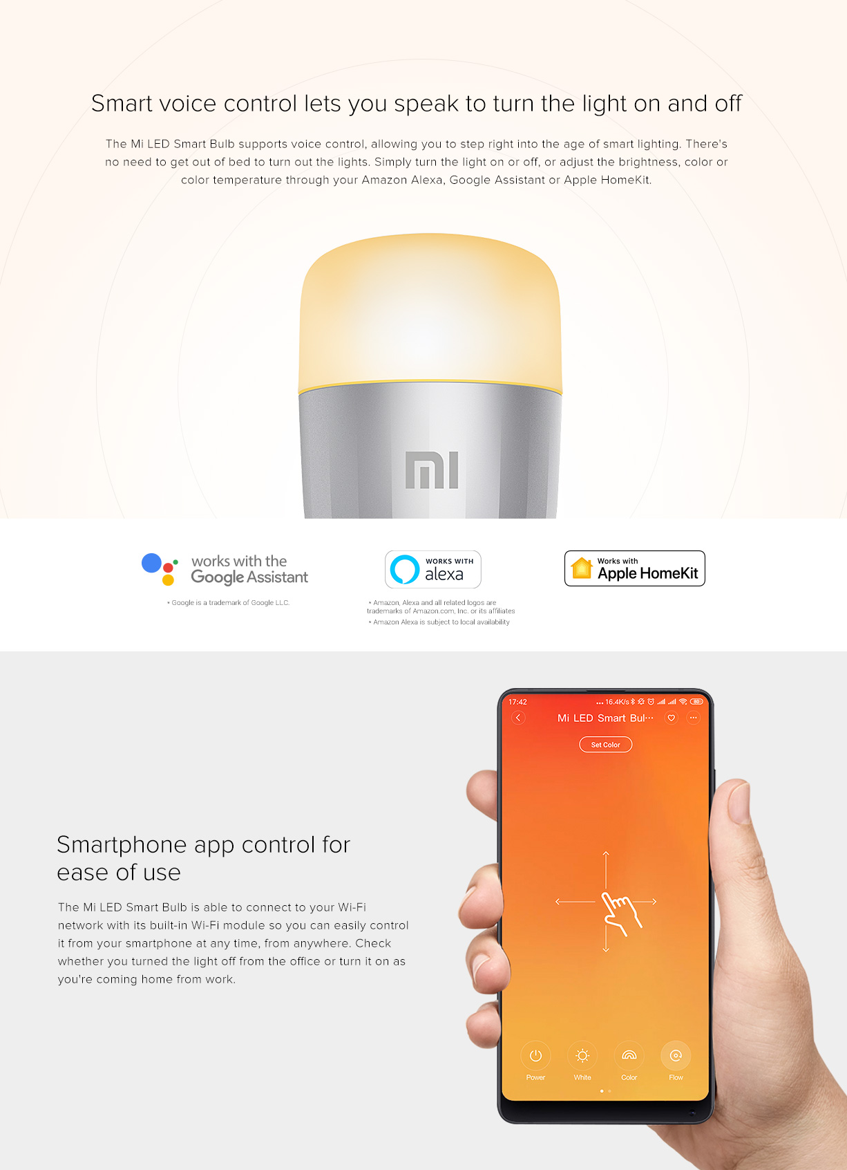 Mi Led Smart Bulb Pc 1226 03 Xiaomi Xiaomi Mi Smart Led Bulb Essential(White And Color) Wifi Remote Control Smart Light Work With Alexa And Google Assistant, Voice Control, Wifi Connection, Adjustable Color Temperature, Scheduled On/Off, Smart App Control Xiaomi Mi Led Xiaomi Mi Led Smart Bulb Essential Bulb (White And Color)(10W)