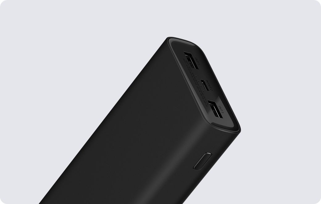 Batería externa Xiaomi, 20,000 Mah, 50w, negro