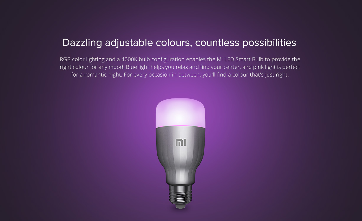 Pc 002 Xiaomi Xiaomi Mi Smart Led Bulb Essential(White And Color) Wifi Remote Control Smart Light Work With Alexa And Google Assistant, Voice Control, Wifi Connection, Adjustable Color Temperature, Scheduled On/Off, Smart App Control Xiaomi Mi Led Xiaomi Mi Led Smart Bulb Essential Bulb (White And Color)(10W)