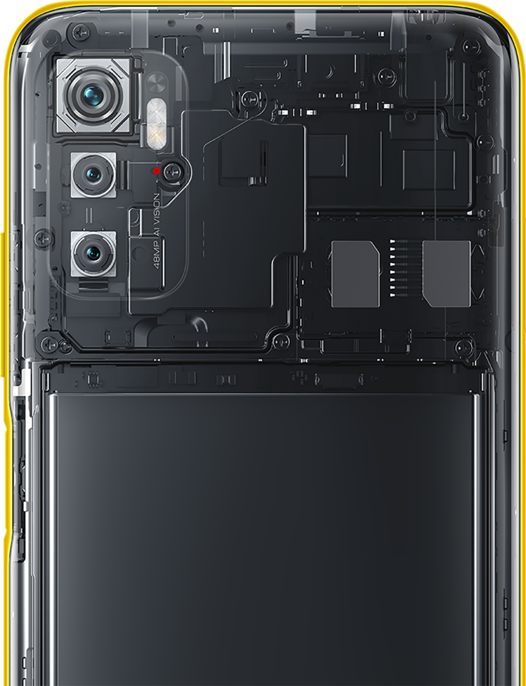 Khay chứa 2 SIM 5G kép của Poco M3 Pro