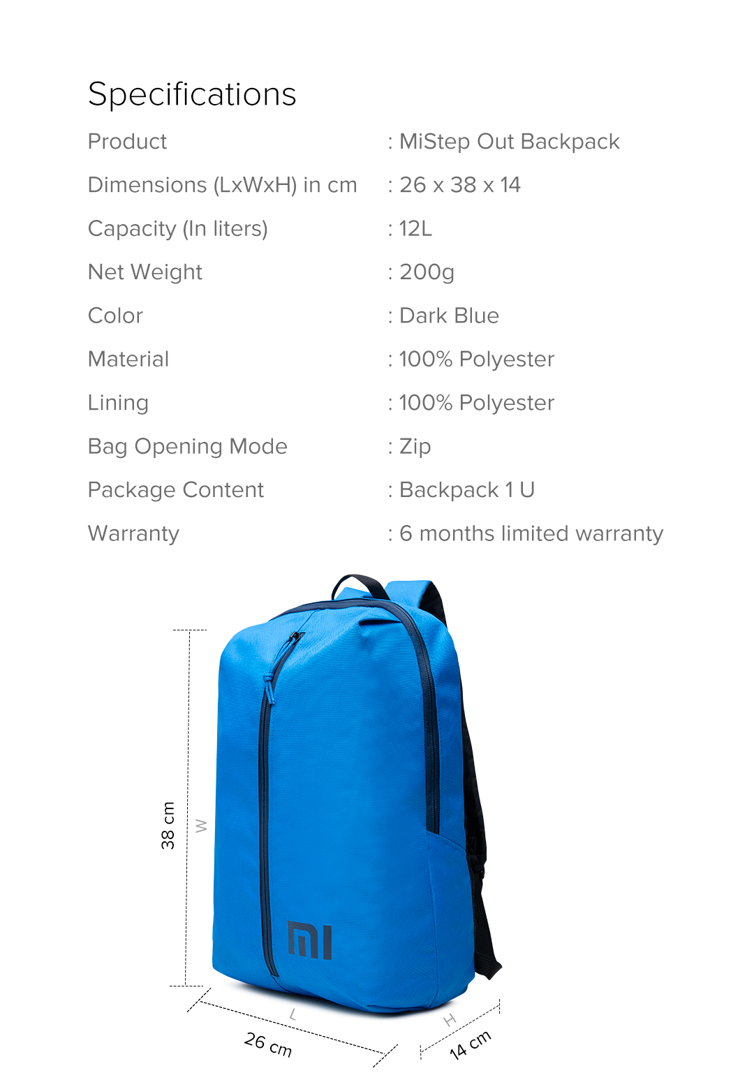 Mi Casual BackPack Travel bag micbp – MiStore.pk-gemektower.com.vn